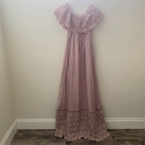 Off the Shoulder Maxi Dress